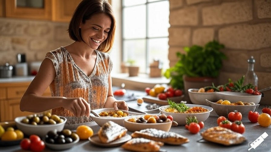Régime méditerranéen GLP-1 alimentation santé